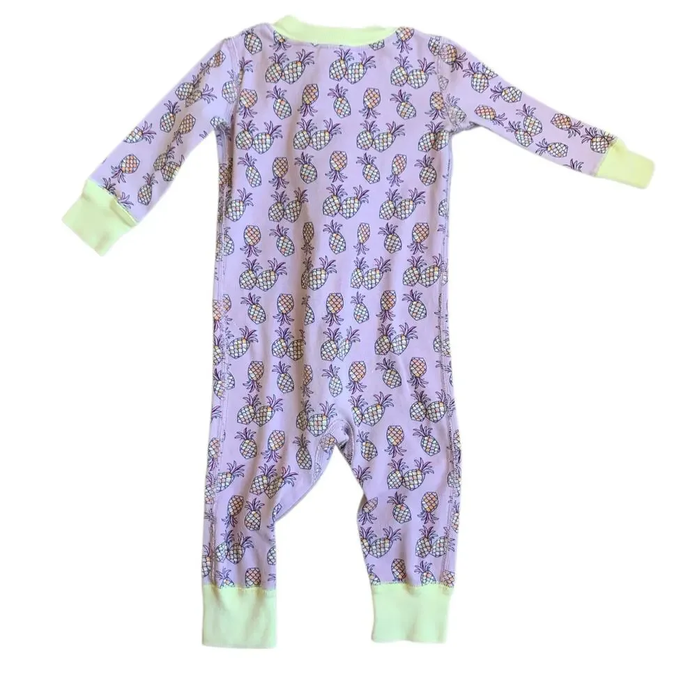 Hanna Andersson Pineapple Footless Sleeper